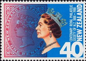 Stamp, Penny Stamp, New Zealand,  