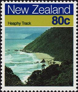 Stamp, Heaphy, New Zealand,  