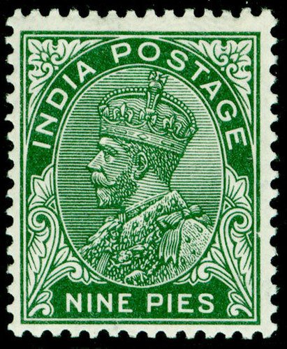 King George V with Indian emperor's crown