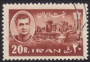 Stamp, Mohammad Rezā Shāh Pahlavī (1919-1980), Iran,  