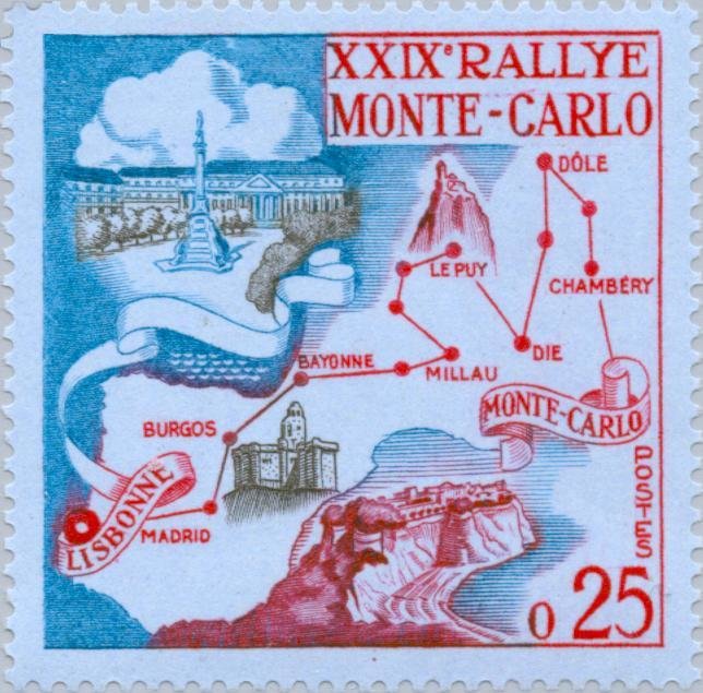 Route from Lisbon to Monte Carlo