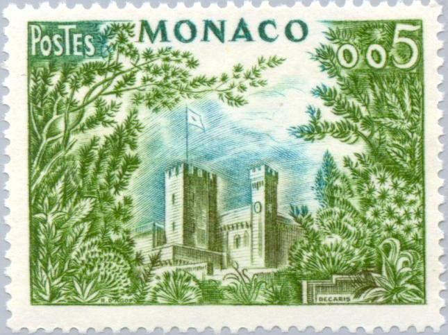 Prince's Palace, surrounded by trees