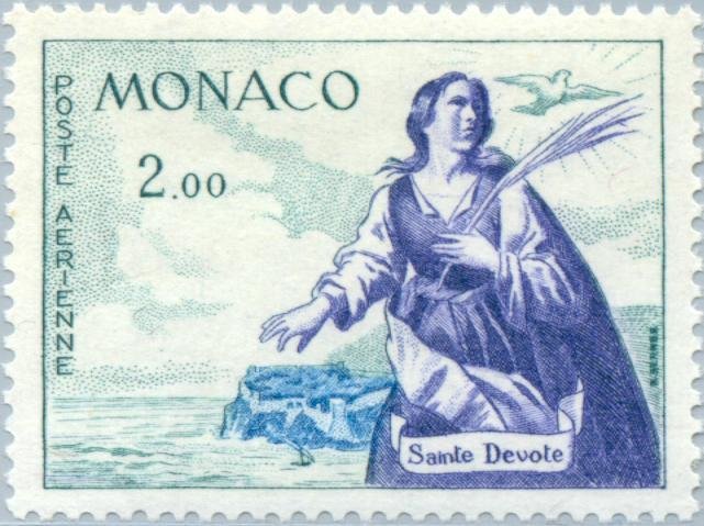 Holy Dévote in front of Monaco