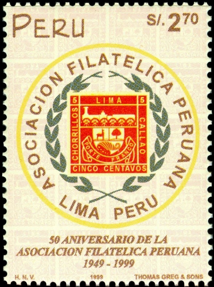 Peruvian Philatelic Association, 50th anniversary