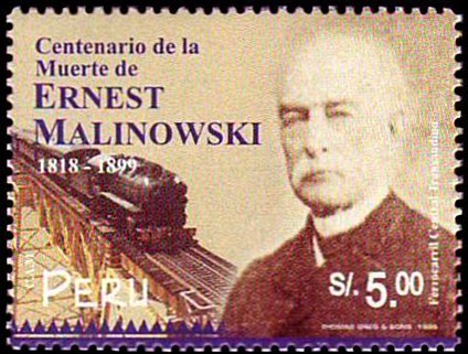 Ernest Malinowski (1818-99), Central Railroad