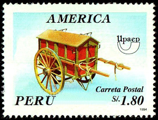 America Issue - Early mail cart