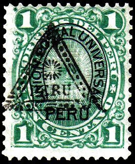 Definitives with triangle and horseshoe overprint
