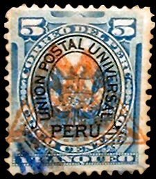 Definitives with triangle and horseshoe overprint