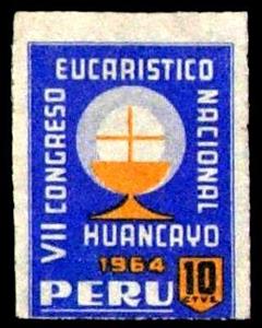 Stamp, VII Congreso Eucarístico, Peru,  