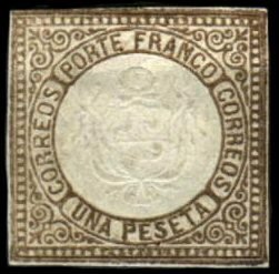 Stamp, Coat of Arms, Peru,  , Coats of Arms