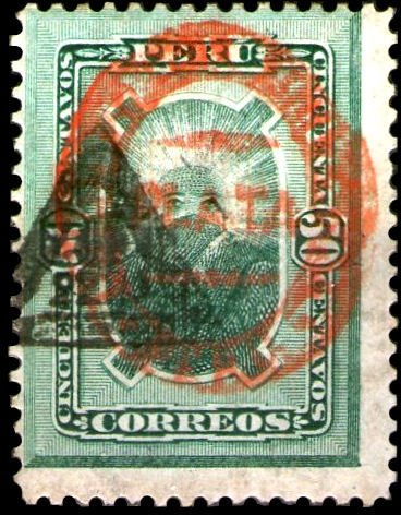 Definitives with triangle and UPU overprint