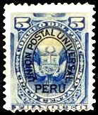 Definitives with horseshoe overprint