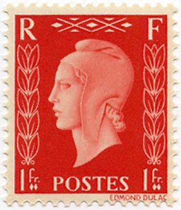 Stamp, Marianne de Dulac Type II, France,  
