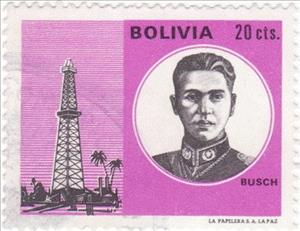 Stamp, Derrick and German Busch Becerra, Bolivia,  