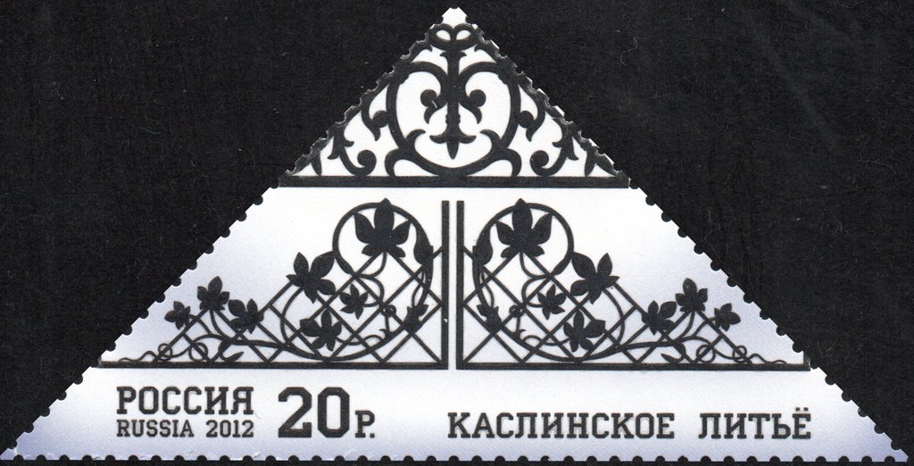 Rosette in the Square Frame, Floral Ornament