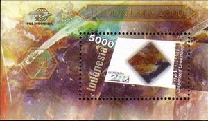 Souvenir Sheet, Indonesia 00 International Stamp Exhibition, Indonesia,  