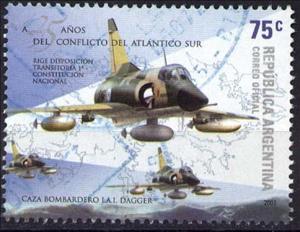 Stamp, I.A.I. Dagger, Argentina,  , Aviation, Aircrafts
