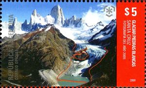 Stamp, Preservation of Polar Areas and Glaciers, Argentina,  , Glaciers