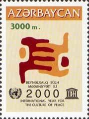 Stamp, Symbolic picture, Azerbaijan,  