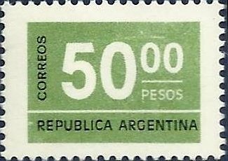Stamp, Numeral, Argentina,  , Numbers