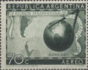 Stamp, Mapping, Argentina,  , Maps