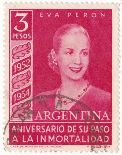 Eva Peron 2nd Anniv of Death