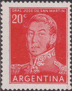 Stamp, José Francisco de San Martín (1778-1850), Argentina,  , Famous People, Generals