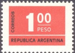 Stamp, Numeral, Argentina,  , Numbers