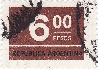 Stamp, Numeral, Argentina,  , Numbers