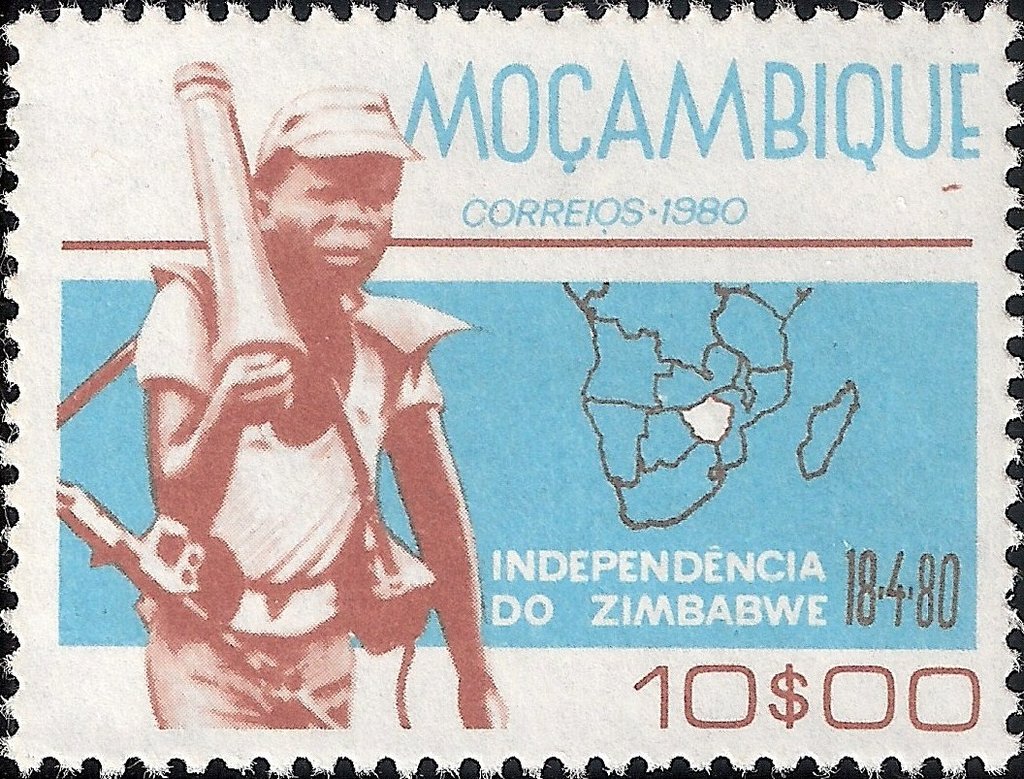 Soldier & map of Southern Africa