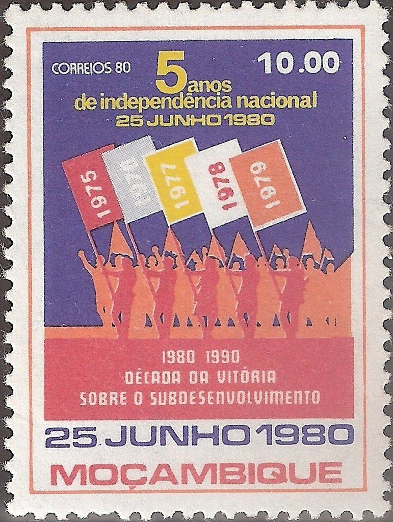 People with flags