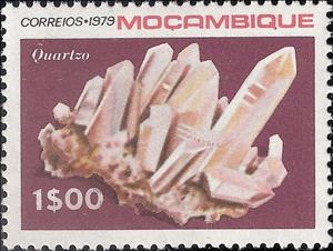 Stamp, Quartz, Mozambique,  , Minerals