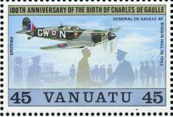 De Gaulle in Biggin Hill, Flugzeug