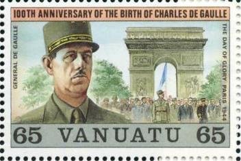 De Gaulle at the Victory Parade in Paris