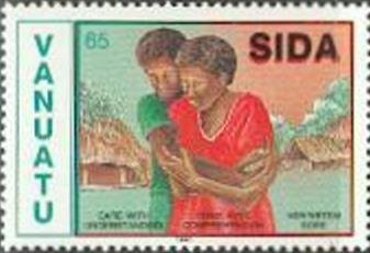 Stamp, Sick People and Helpers, Vanuatu,  , Children