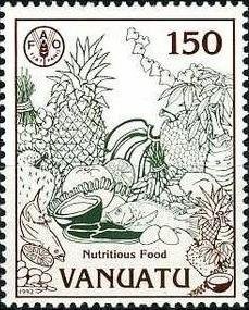 Stamp, Nutritious Meal, Vanuatu,  , Food