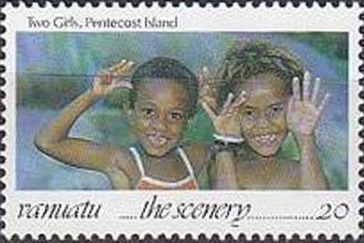 Girls from Island Pentecost