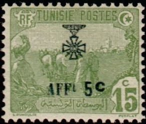 Stamp 1906-1922 overloaded