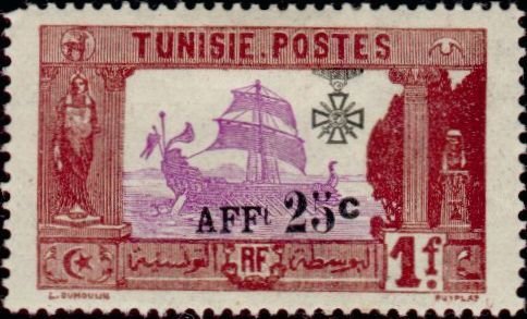 Stamp 1906-1922 overloaded