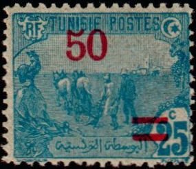 Stamp 1906-1920 overloaded