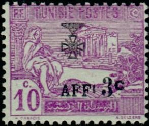 Stamp 1906-1922 overloaded