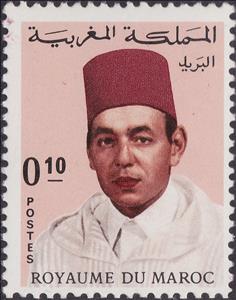 Stamp, King Hassan II (1929-1999), Morocco,  