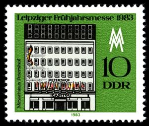 Stamp, Fair House "Peterhof", Germany, Democratic Republic,  