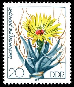 Stamp, Leuchtenbergia principis, Germany, Democratic Republic,  , Cacti