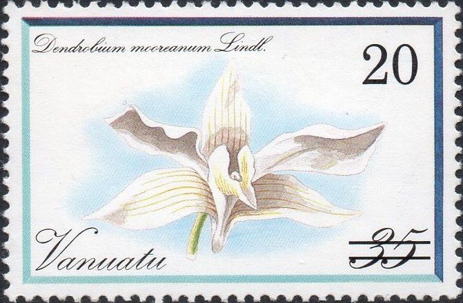 Former Issue with Overprint of the New Value
