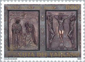 Stamp, Peter's denial, Vatican City,  , Biblical Accounts, Holy Year