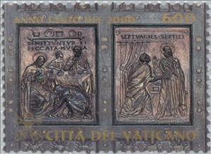 Stamp, Forgiven sinner, Vatican City,  , Biblical Accounts, Holy Year