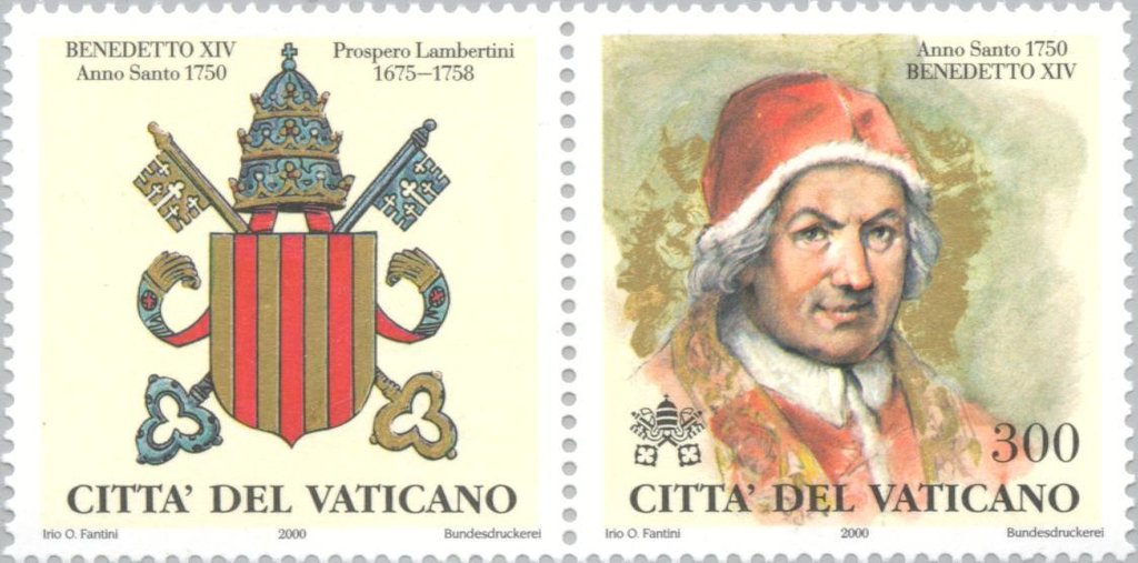 Pope Benedikt XIV(1675-1758.reg from 1740)