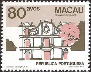Stamp, Monuments, Macau,  