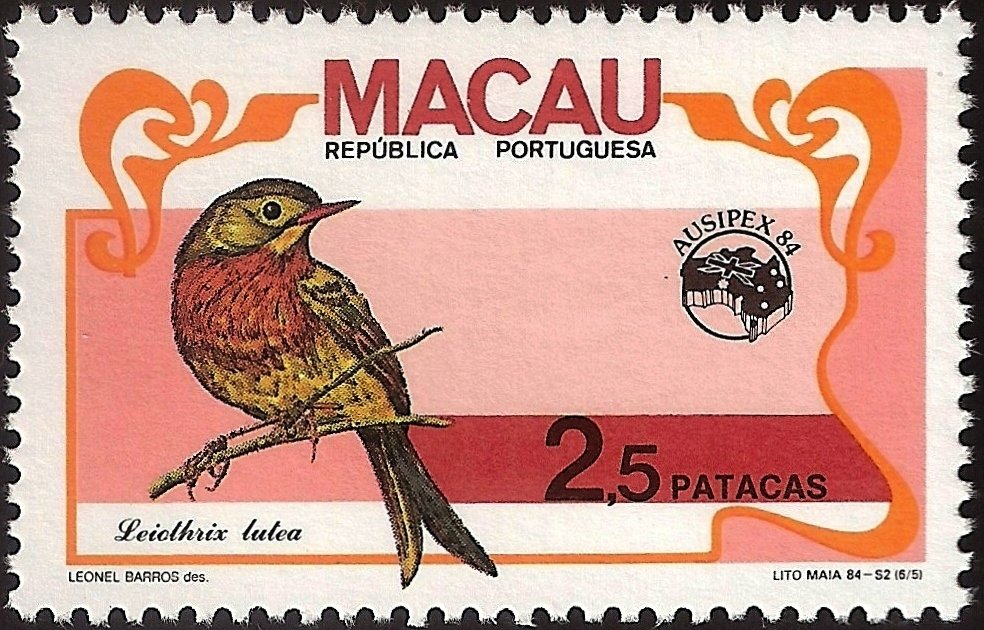 Red-billed Leiothrix (Leiothrix lutea)